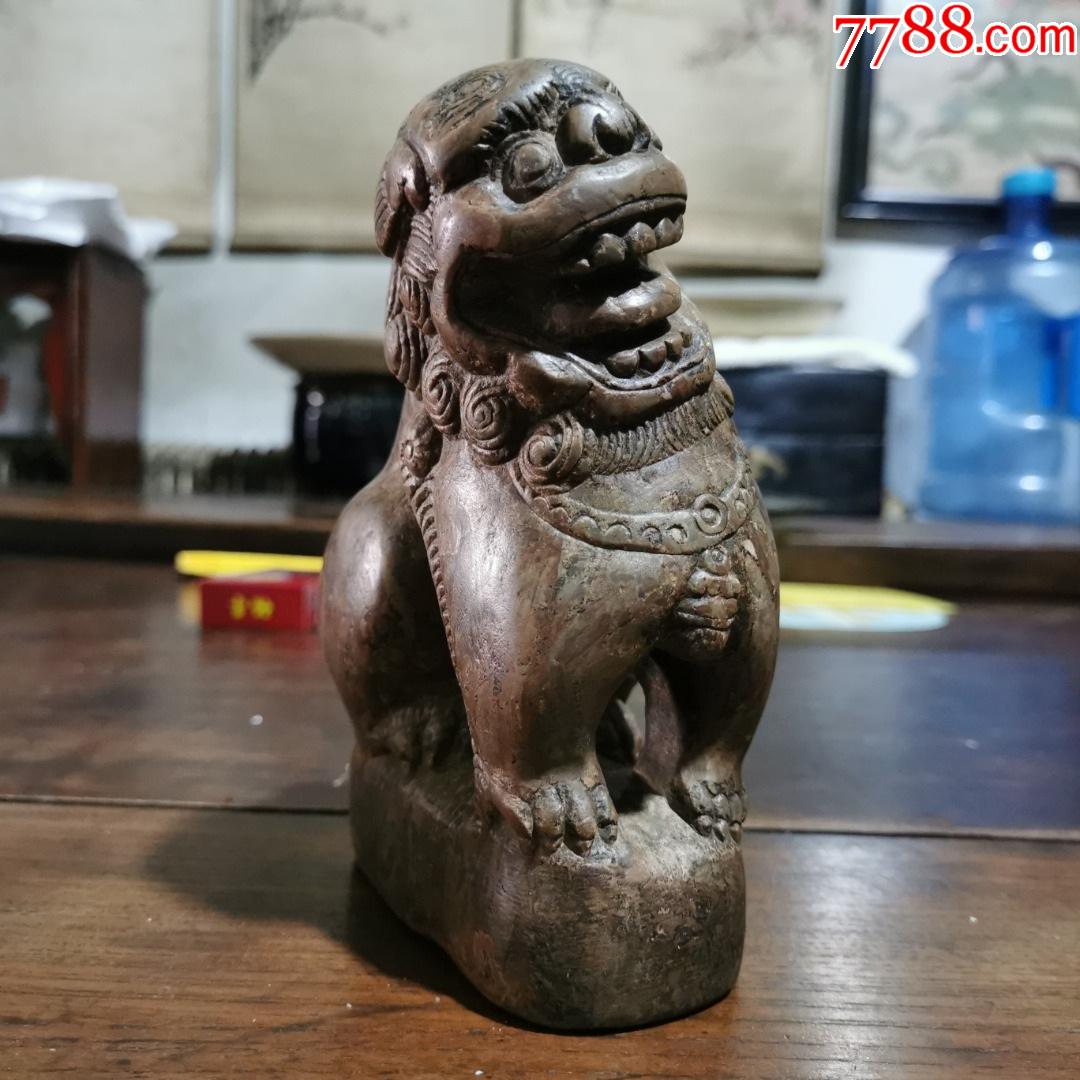 老石雕狮子五花石狮子_石狮/石雕塑_信德古玩堂【7788收藏__收藏热线】