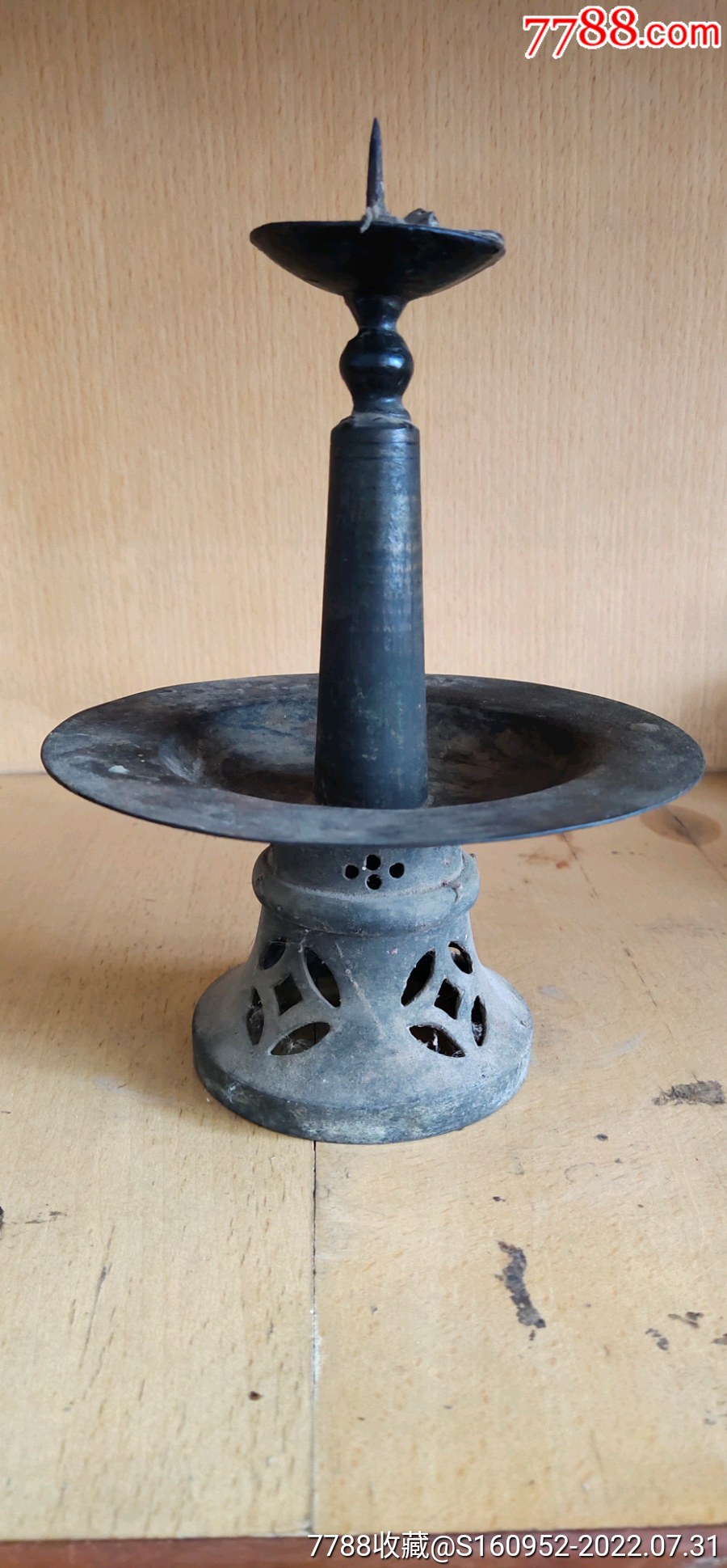 清代蜡台_铜杂件_收藏价格_交易出手_7788人民币收藏