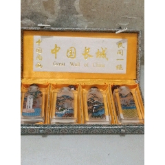 中国内画-清明上河图水晶烟烟壶一盒4个-鼻烟壶-7788旧书网