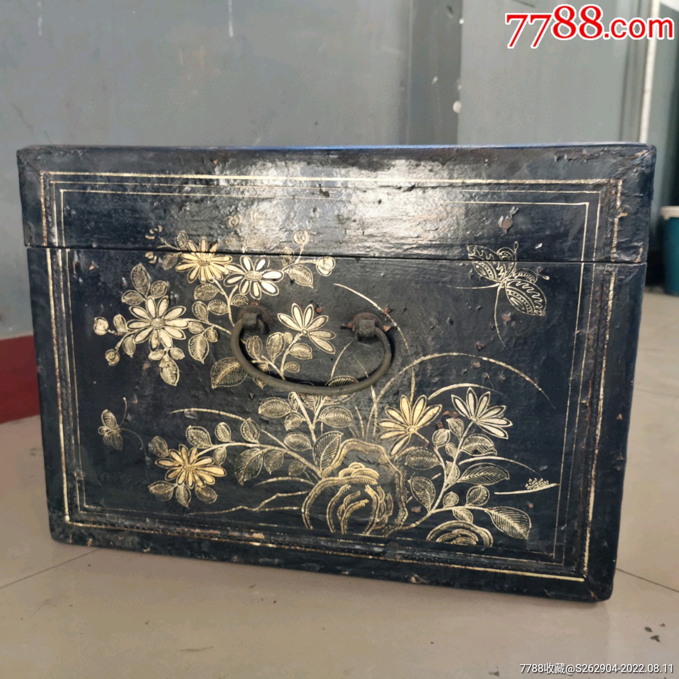 確認用時代武家旧家蔵出陶磁器在銘陶印楕円形「清」有水盤追加画像当時