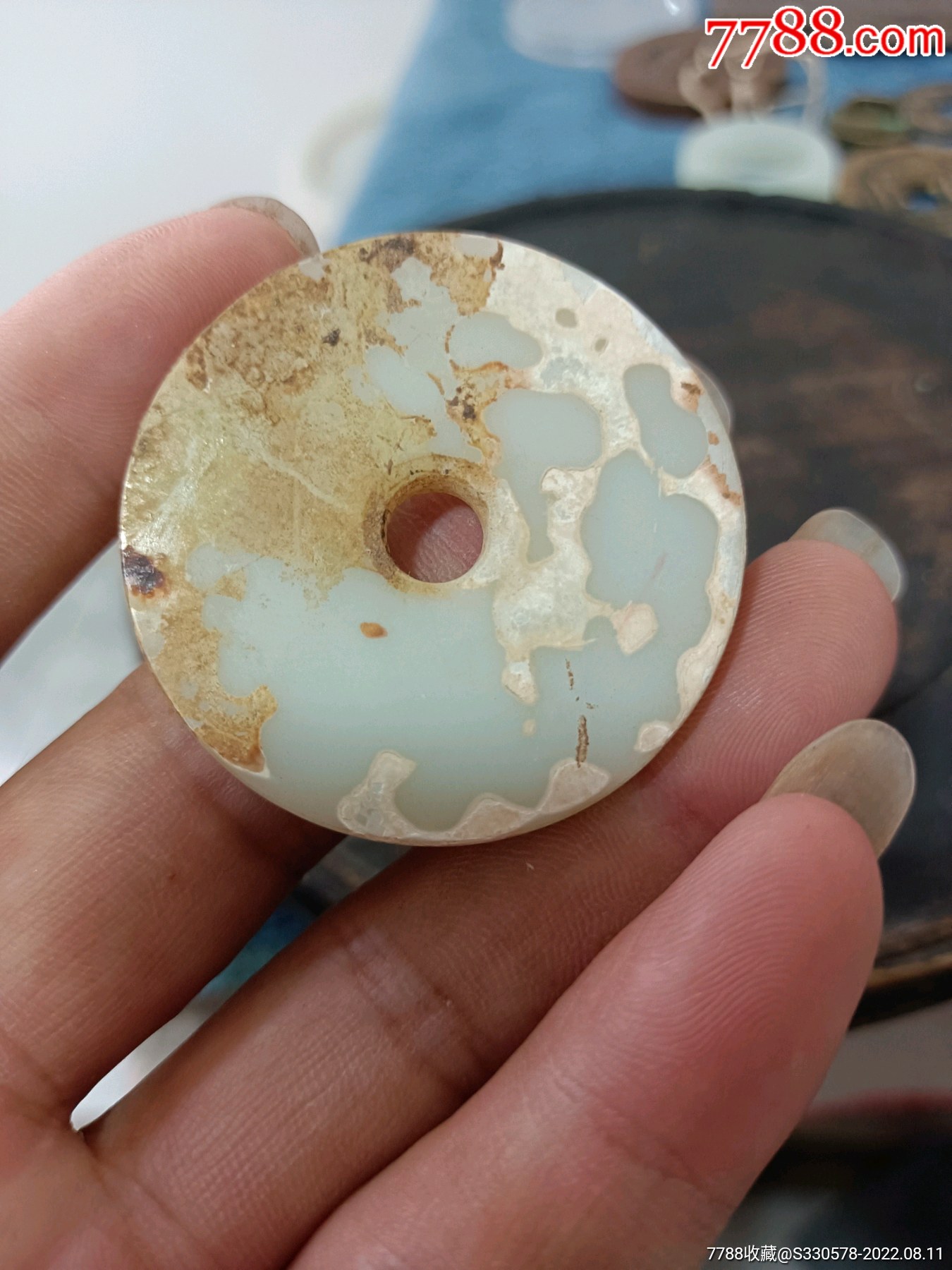 明代玉璧-价格:350元-se88782469-其他玉石/玉器-零售-7788人民币收藏