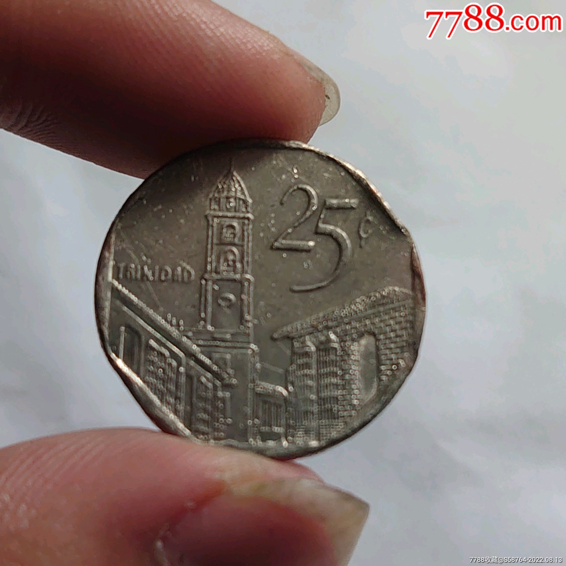 古巴2002年25分外江币-外国钱币-7788宣纸