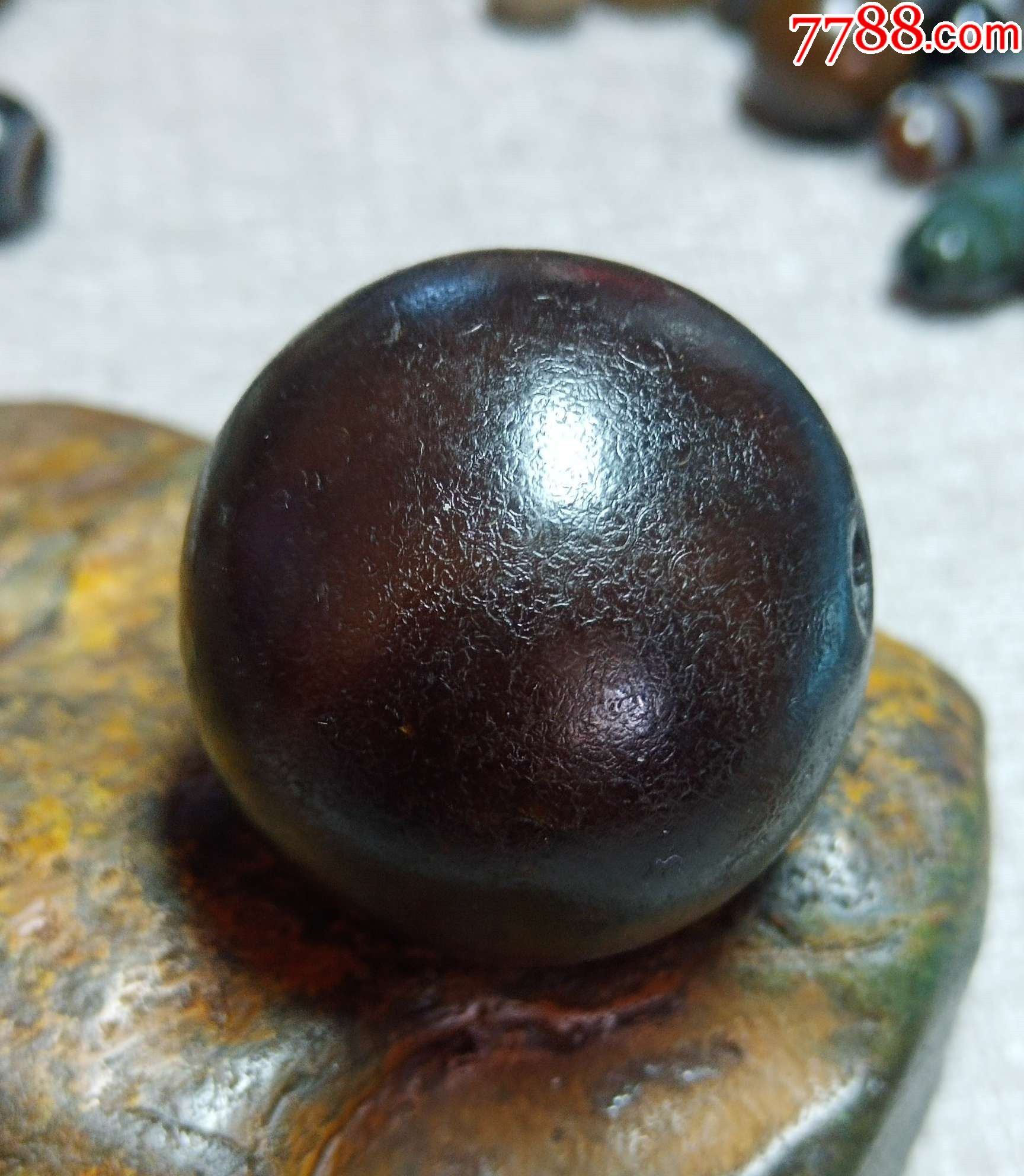 6870唐球老玛瑙特大珠子_玛瑙_图片价格_收藏回收_7788粮票收藏
