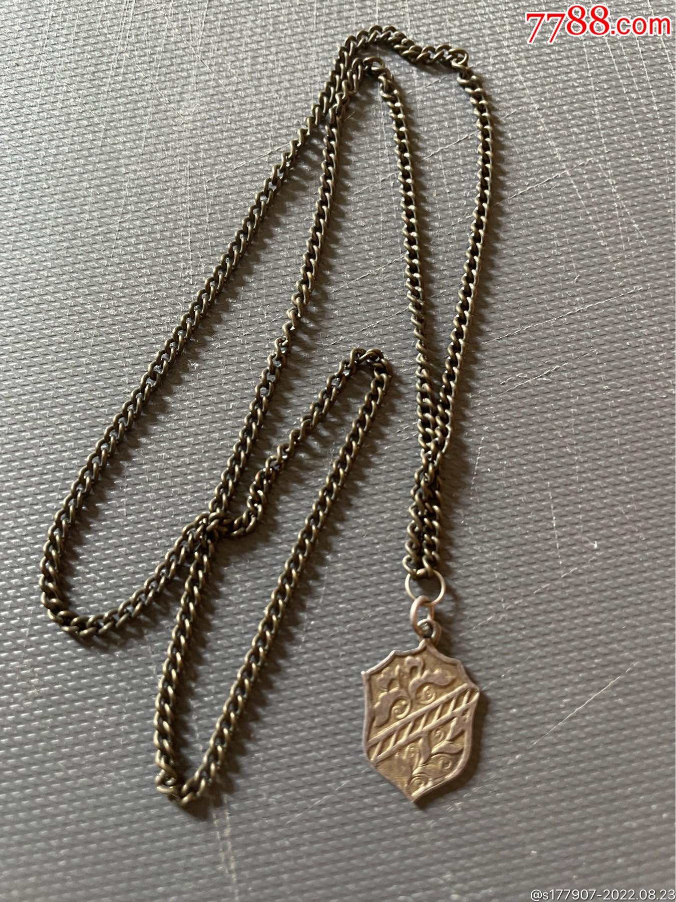 清代上海知名银楼裘天宝老银饰挂件-价格:388元-se89021876-银锁/银