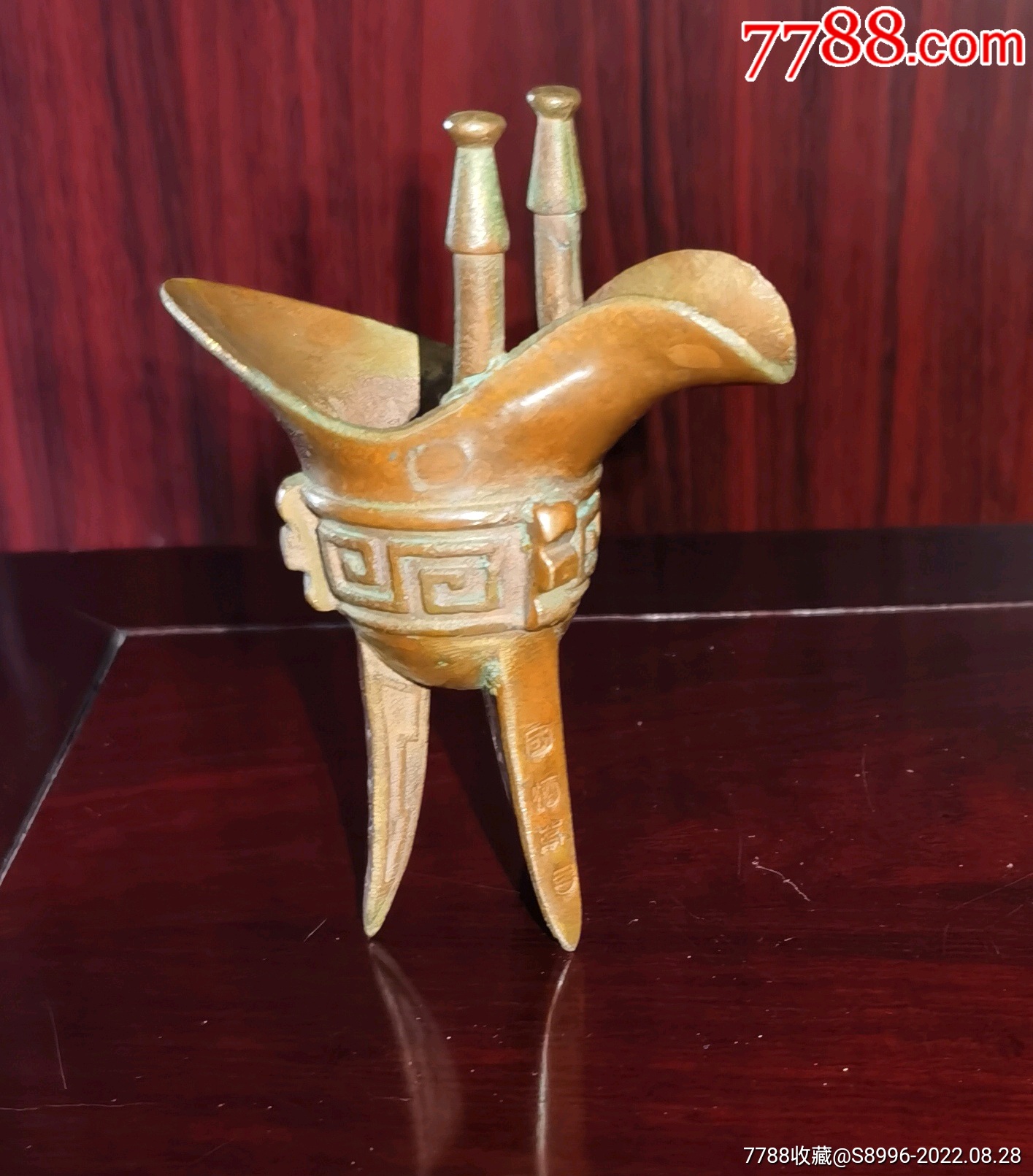 国酒茅台(30年装酒具).....红铜酒爵_套装酒具_藏泉阁【7788收藏】