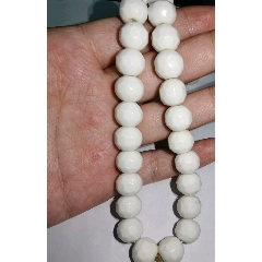 清中期瓷珠子多面切割