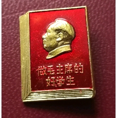 毛主席像章做毛主席好學(xué)生像章文*真品_曇花一現(xiàn)店