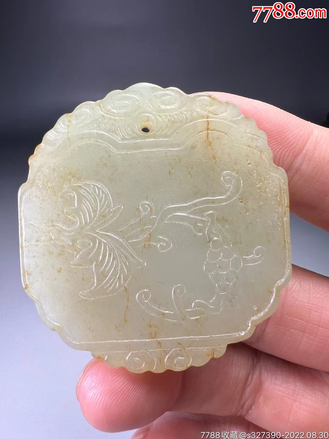 老玉和田玉明清富寿玉牌_和田玉_听雨轩古玉【7788收藏__收藏热线】