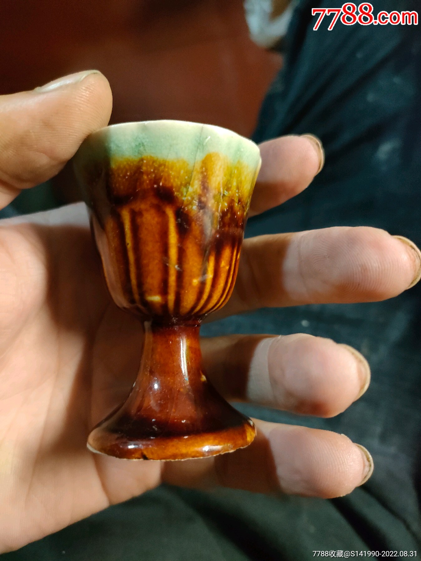 高足小杯子。有冲-价格:100元-se89168918-彩绘瓷/彩瓷-零售-7788收藏__收藏热线