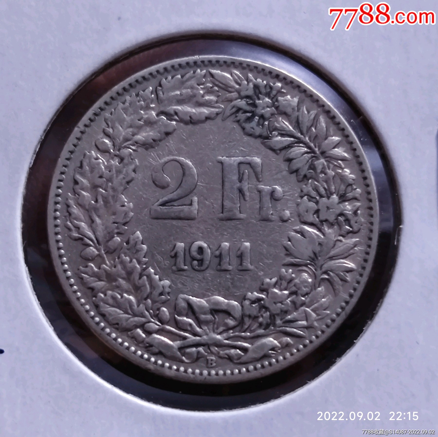 1910年瑞士2法郎银币-价格:125.0000元-se75745837-外国钱币-零售-7788收藏__收藏热线