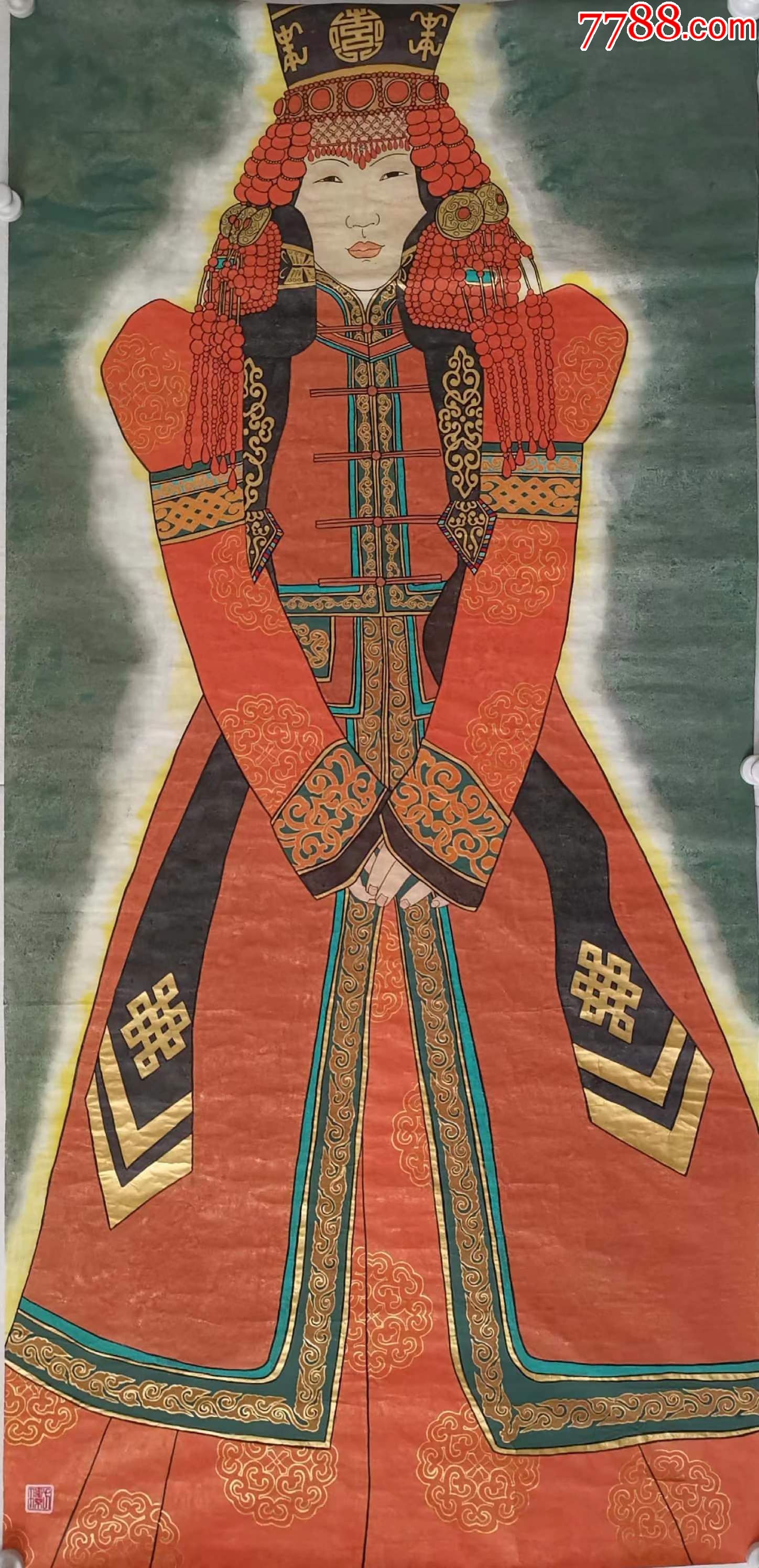 画家方伟杰作品-价格:1200元-se89277070-人物国画原作-零售-7788收藏__收藏热线