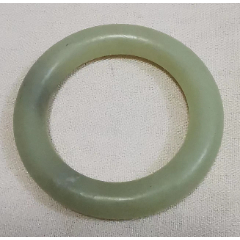 清代和田青白玉雕玉环（H）-和田玉-7788旧书网