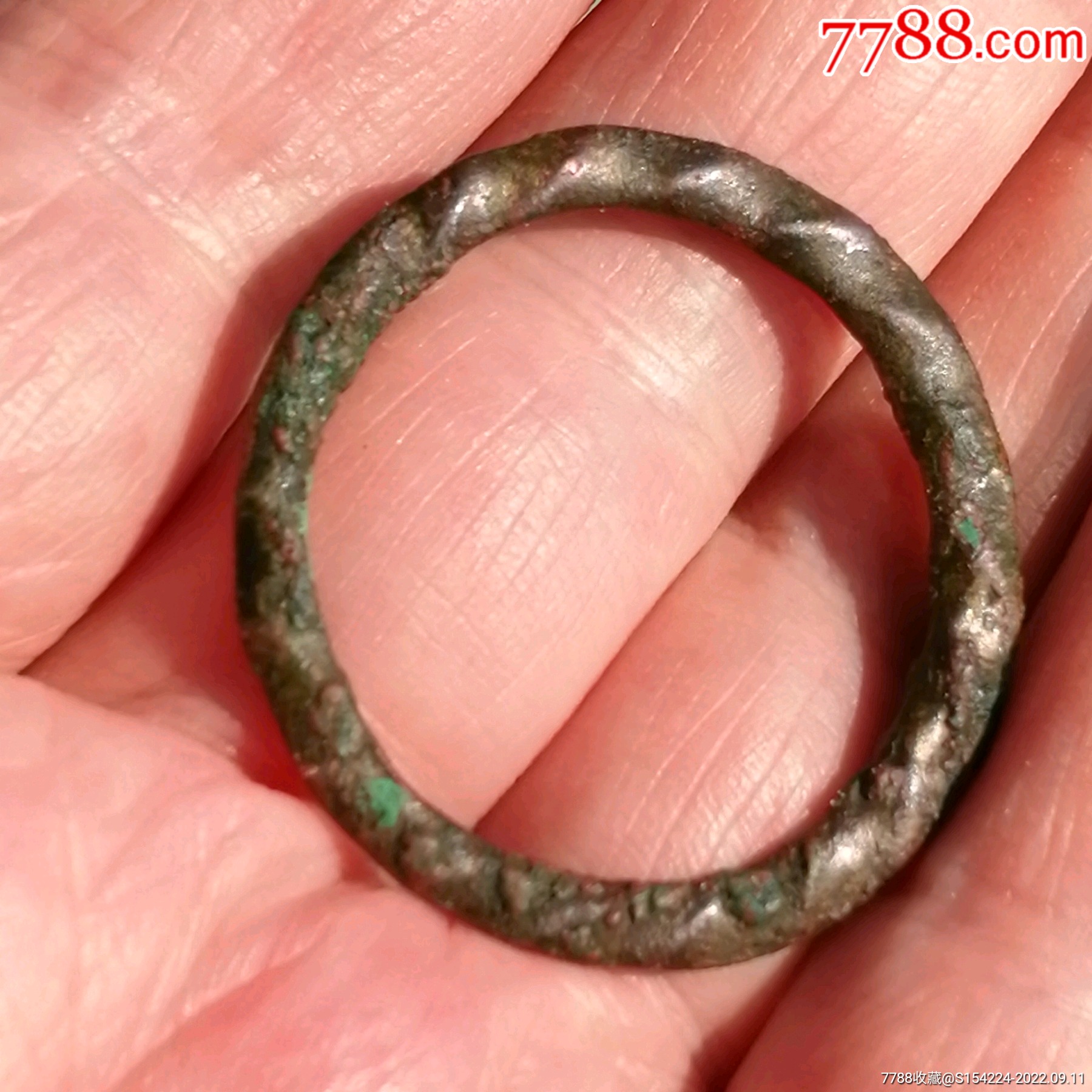 战汉绞丝形青铜环-价格:240元-se89365106-铜杂件-零售-7788布票收藏