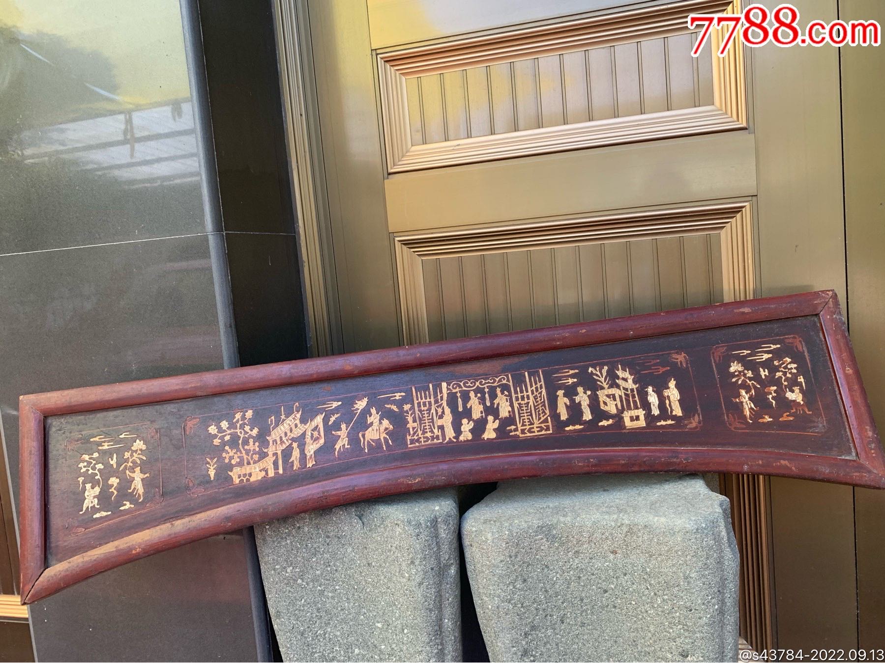 清代花梨木状元游街木雕花板-价格:358元-se89389651-木雕花板-零售-7788收藏__收藏热线