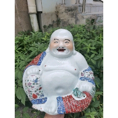 清乾隆轧道黄底粉彩大碗-彩绘瓷/彩瓷-7788红宝书