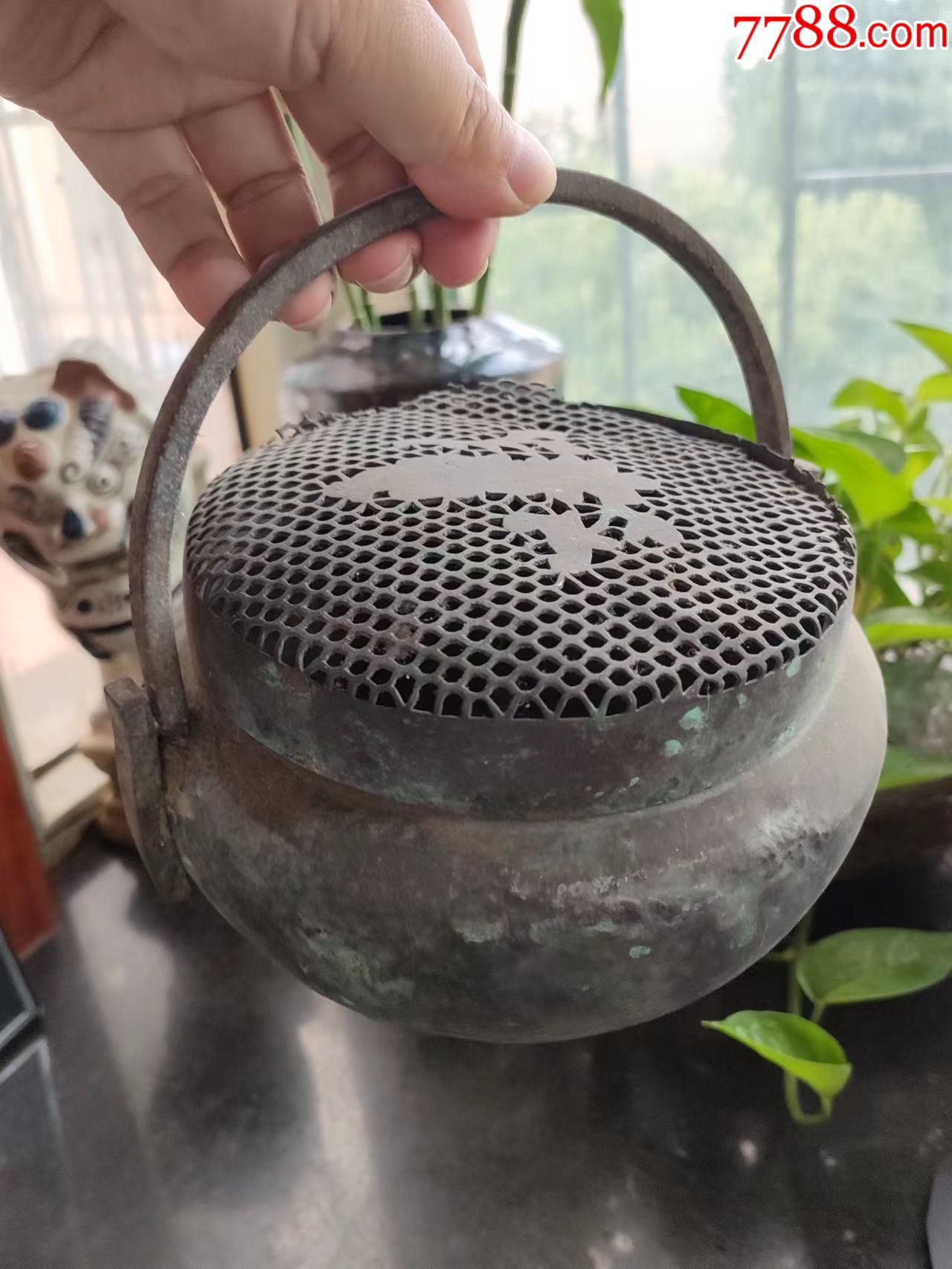 清代铜手炉暖炉香炉_铜皿/盛具_图片鉴赏_收藏价值_7788青瓷收藏