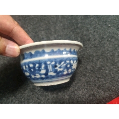 清青花缠枝莲香炉一个全品_青花瓷_姑苏城外桃花红【7788旧书网】