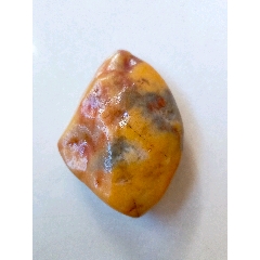 五彩玉原石把件