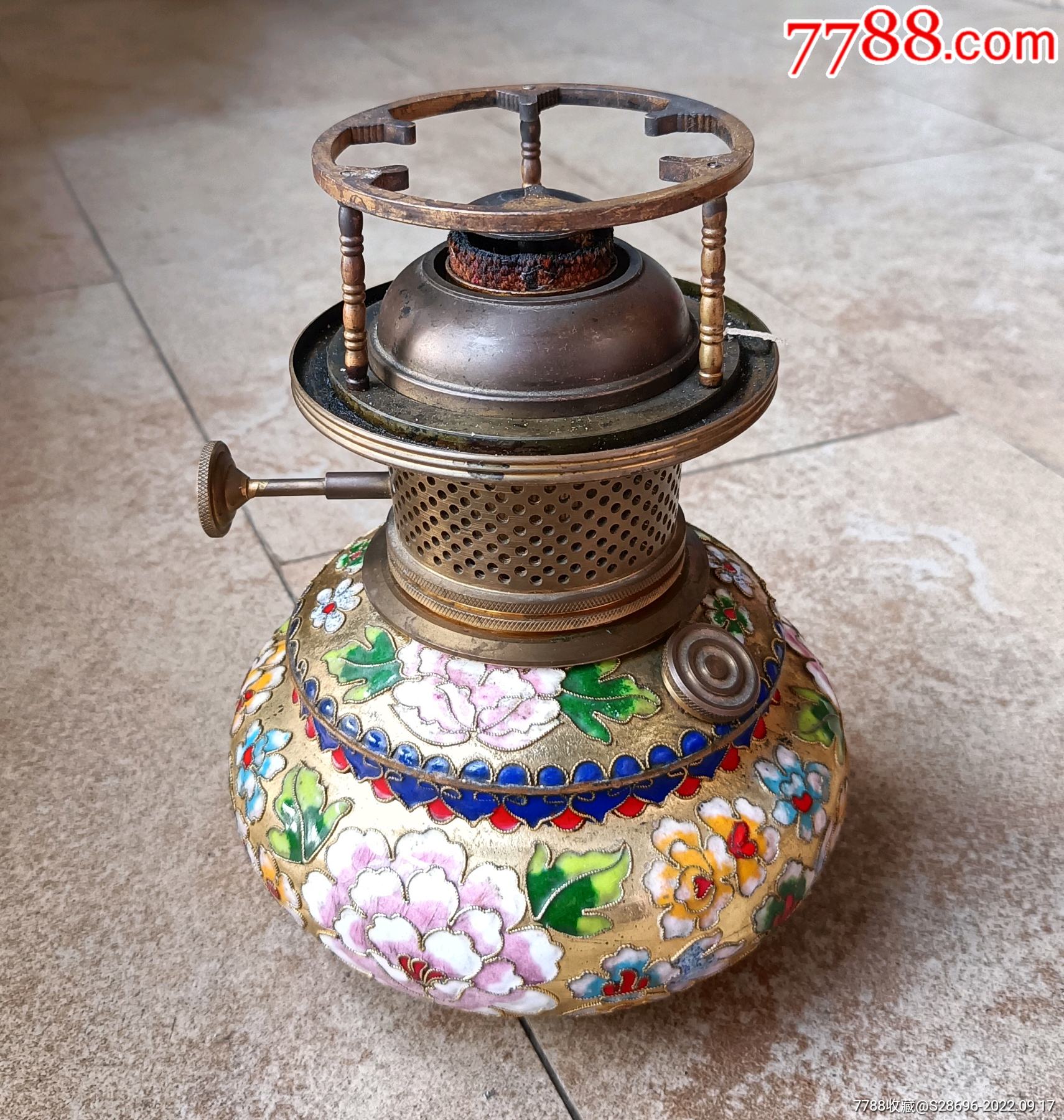 大型老油灯、景泰蓝油灯_马灯/煤油灯_石湾窑的东西【7788收藏】