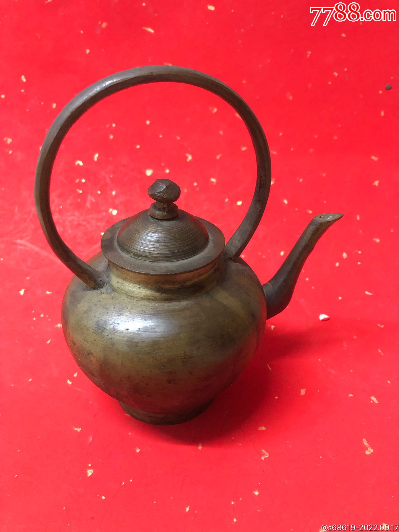 掌中提梁壶,临县李记-价格:990元-se89464591-铜壶/铜瓶-零售-7788