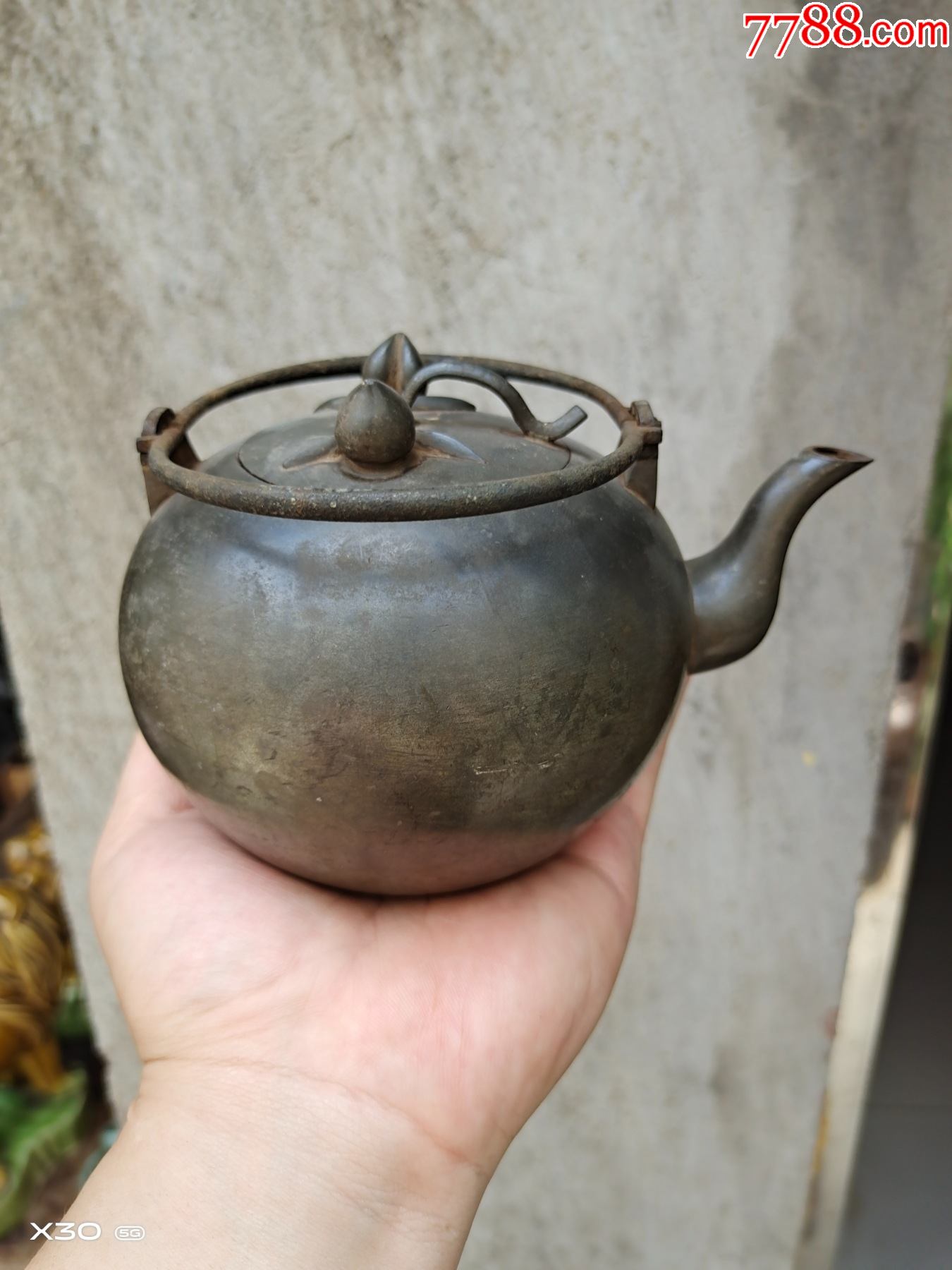 清代道口锡壶_锡壶/锡器_收藏行情_回收价格_7788小本票