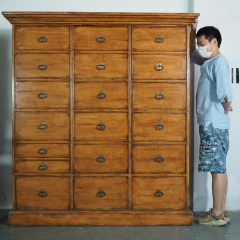 西洋古董英国老式全实木厚重多功能变形柜子家具桌子摆件收藏道具