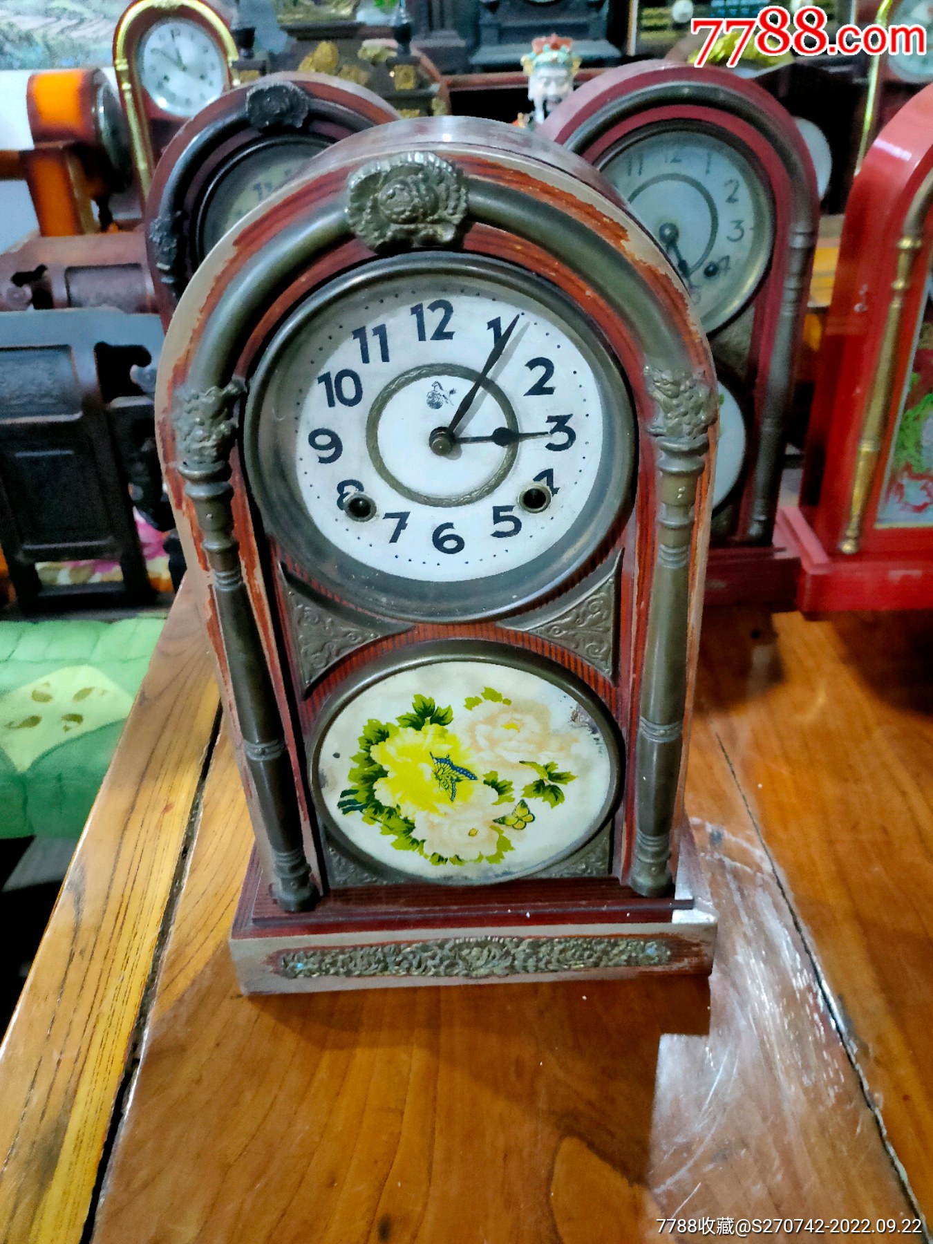 38民国马球牌座钟-价格:280元-se89557190-座钟/落地钟-零售-7788松花