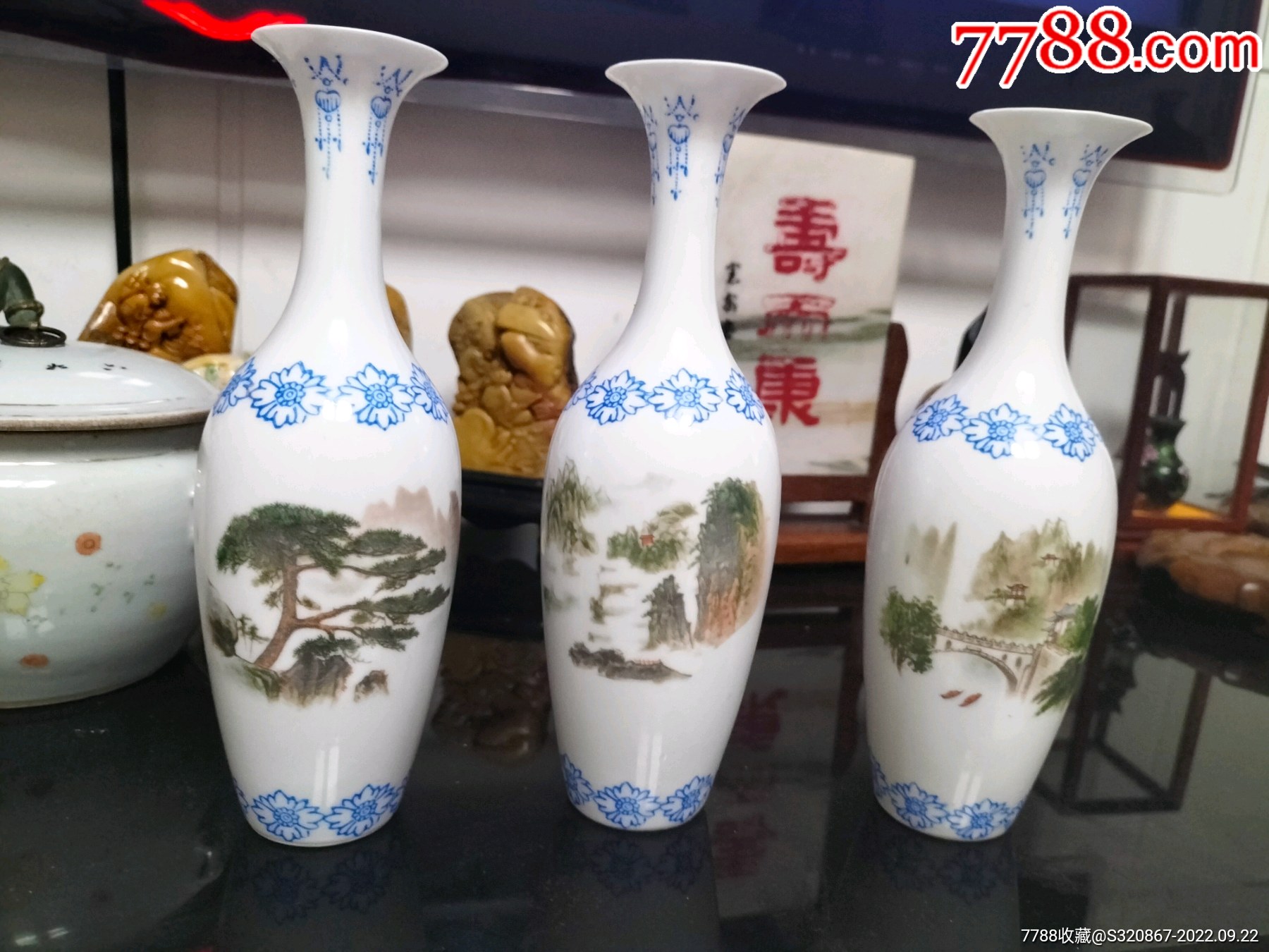 中国 景德鎮 山水　薄胎磁器 鉢 一客 中国 景德鎮 山水 薄胎磁器 鉢 一客 中国 景德鎮 山水 薄胎磁器 鉢