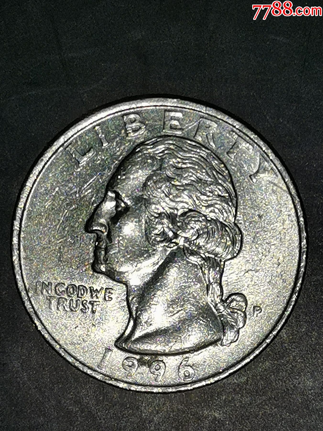 美国1996年25美分_价格3元_第1张