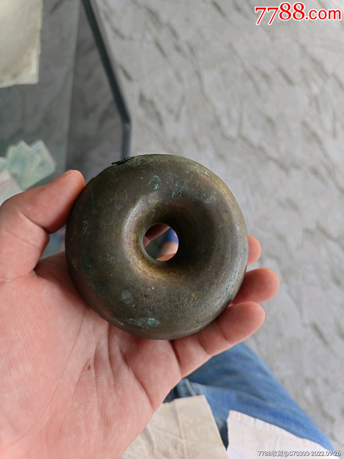 清代中医文化药文化铜铃铛铜响铃铜摇铃-价格:368元-se89645280-铜铃