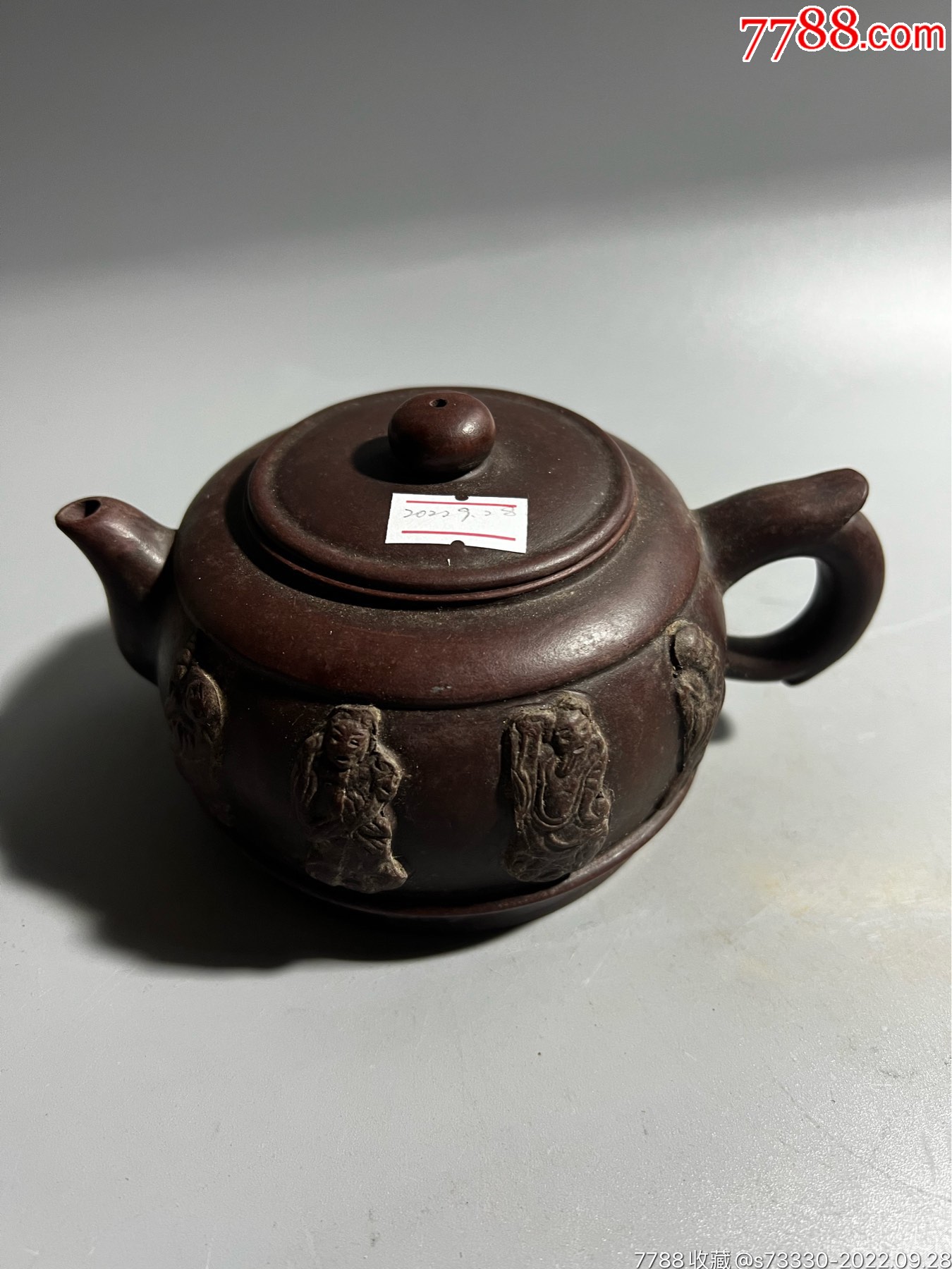 90年代左右,国芬款,八仙紫砂壶一把y-价格:80元-se89669245-紫砂壶