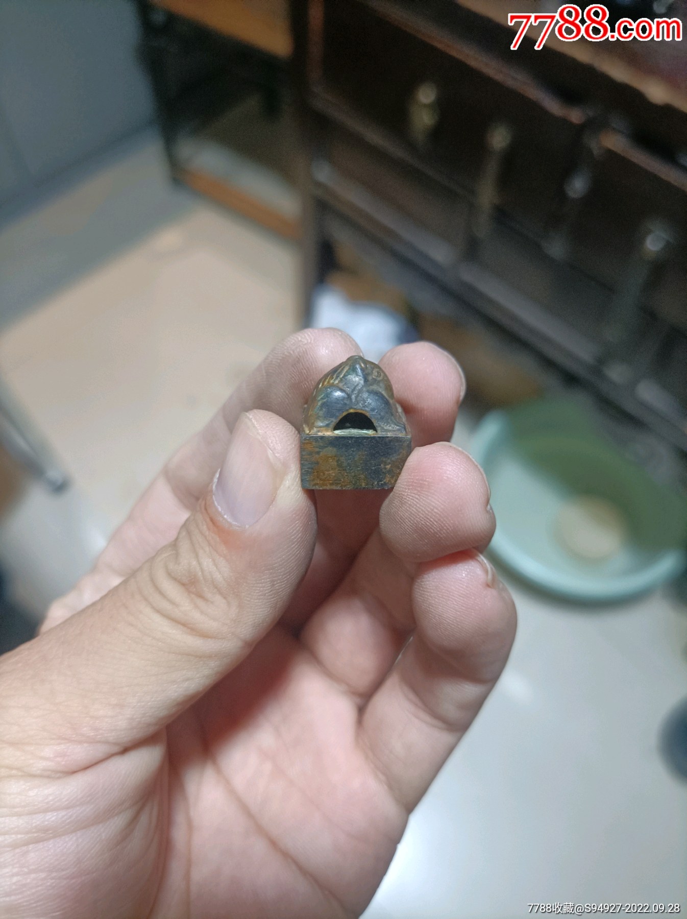 汉代熊钮小铜印_铜/金属印章_图片价格_收藏交易_7788集卡网