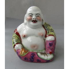 八十年代粉彩弥勒佛像