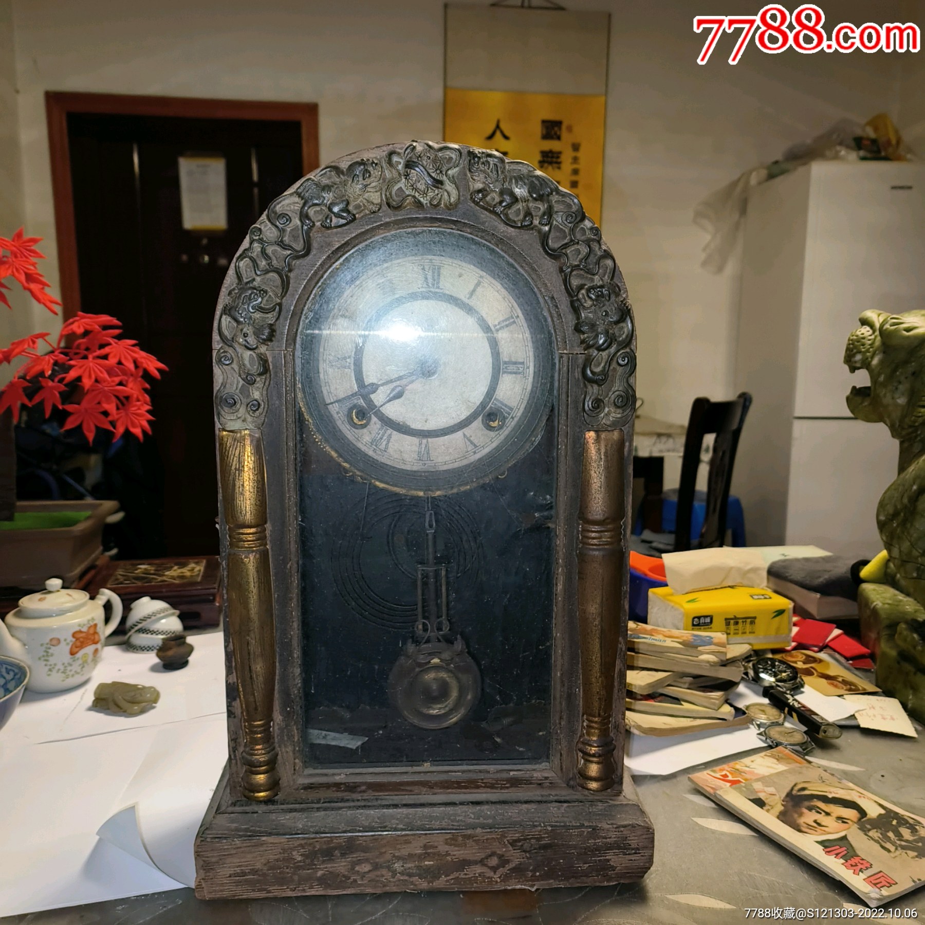 民国座钟（保真）_座钟/落地钟_过去的记忆心缘【7788收藏__收藏热线】