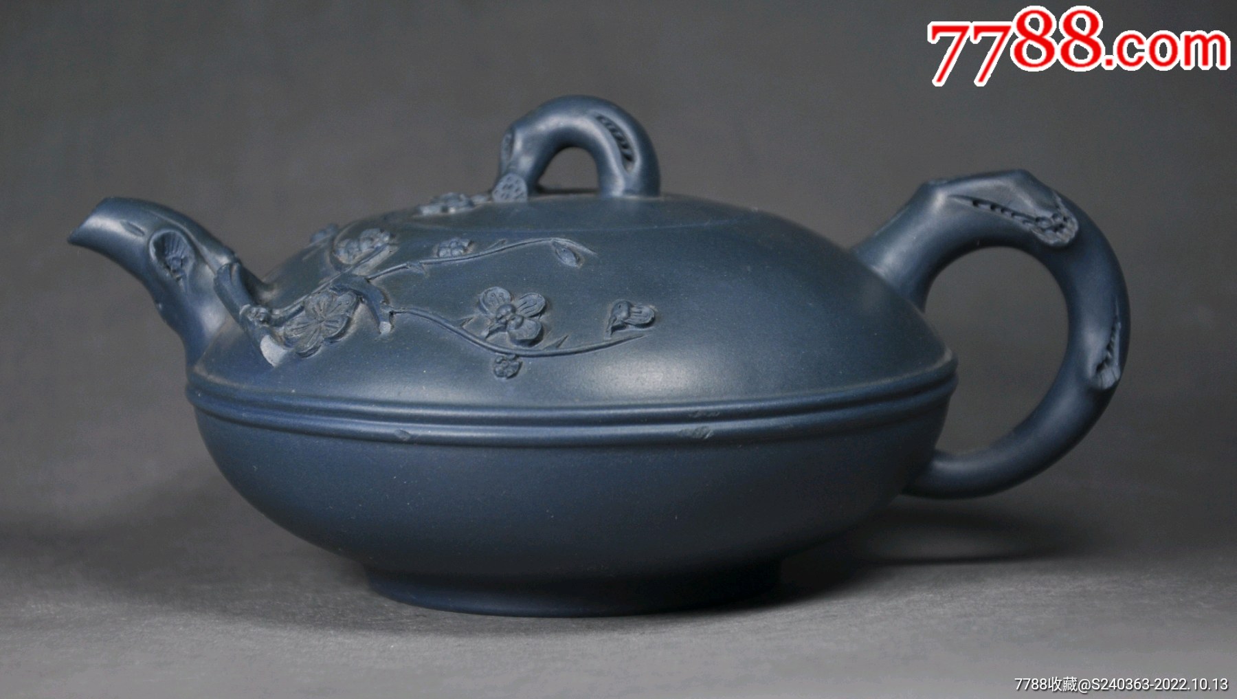 中国 花間伴咏月下侶吟 紫砂 朱泥 急須 茶壷 M R7654