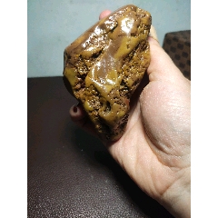 黄蜡石黄红胶腊手玩奇石(不合邮一单一邮)