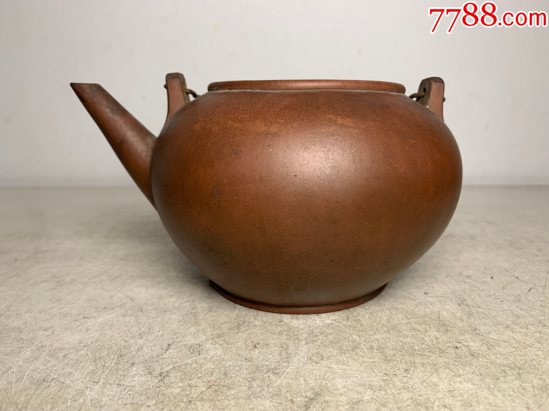 清末民初贡局款宜兴紫砂茶壶_紫砂壶_作品欣赏_收藏价值_7788书法收藏