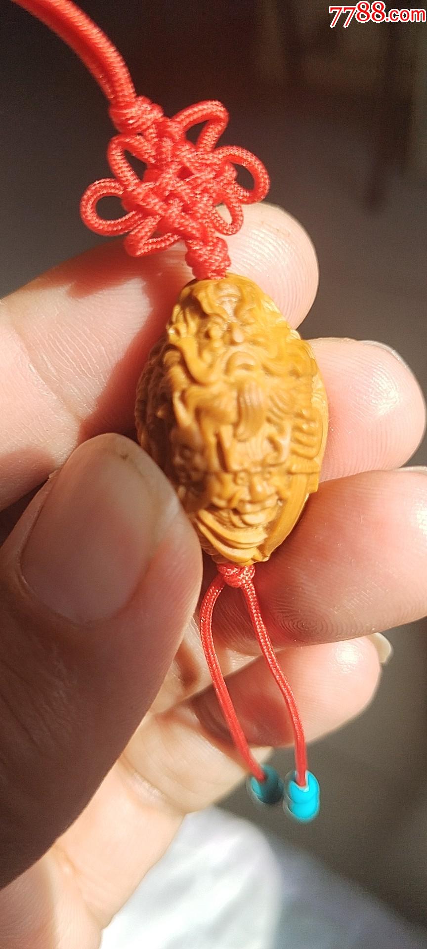 苏工工艺师顾晨手工精雕单子_橄榄核雕_作品欣赏_收藏价值_7788字画网