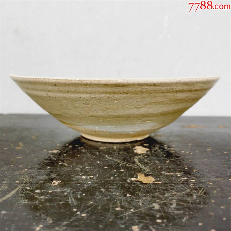 一拍堂宋代碗青白瓷残瓷标本收藏品老古玩瓷片真品摆件高古瓷器白釉大碗