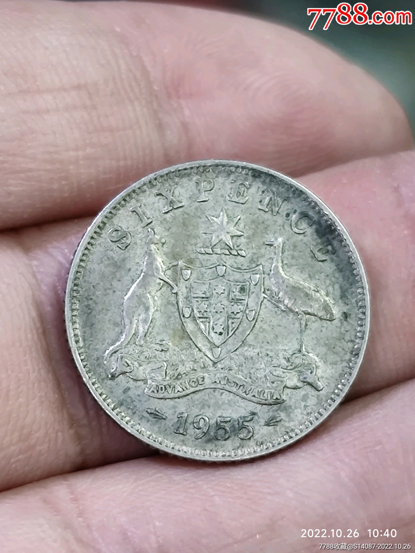 外币~1955年澳大利亚6便士银币-价格:60元-se90181470-澳大利亚钱币-零售-7788收藏__收藏热线