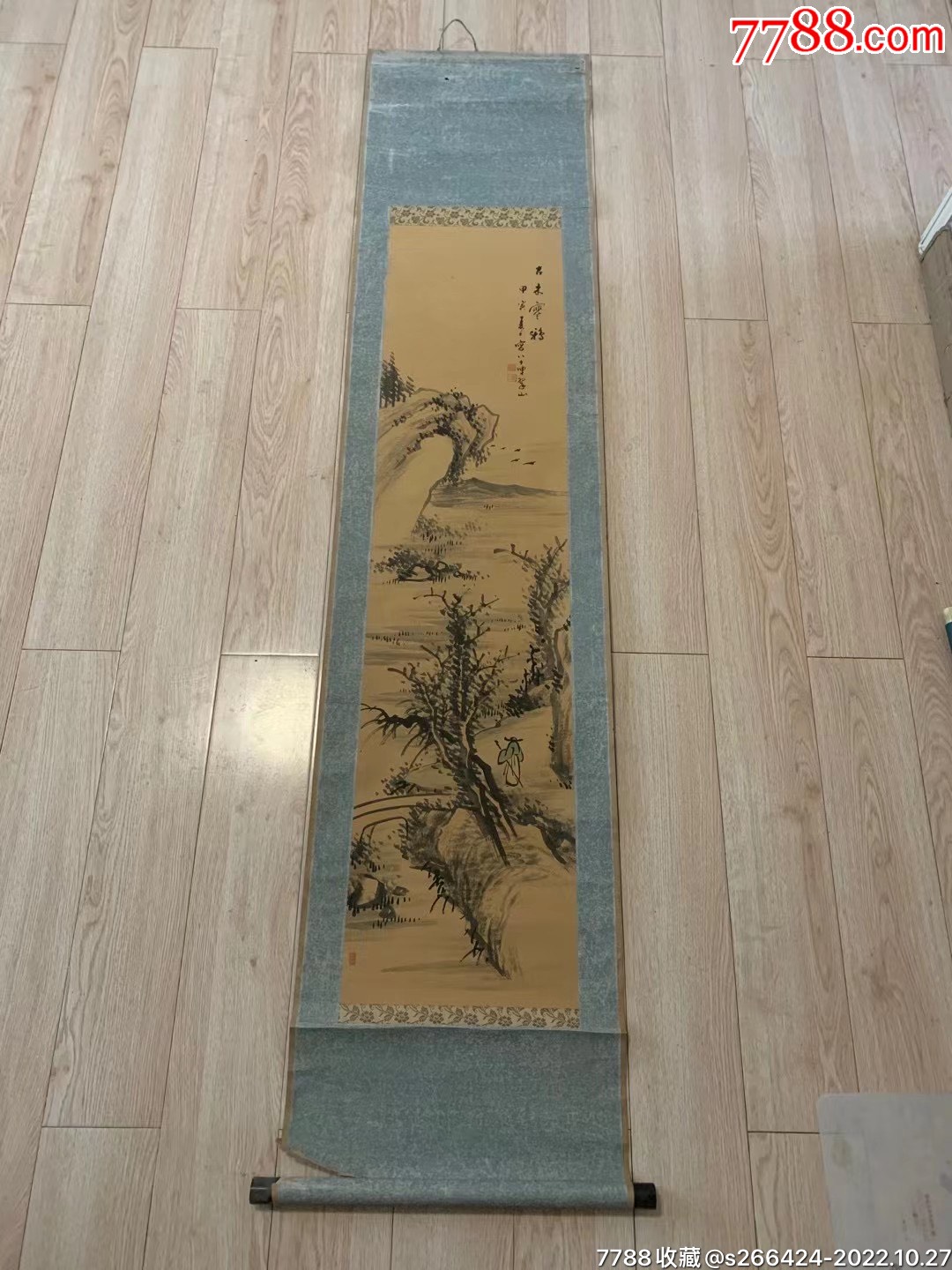 晚清老画_山水国画原作_怡千堂【7788收藏__收藏热线】