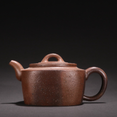 申锡款·紫砂四方茶壶.