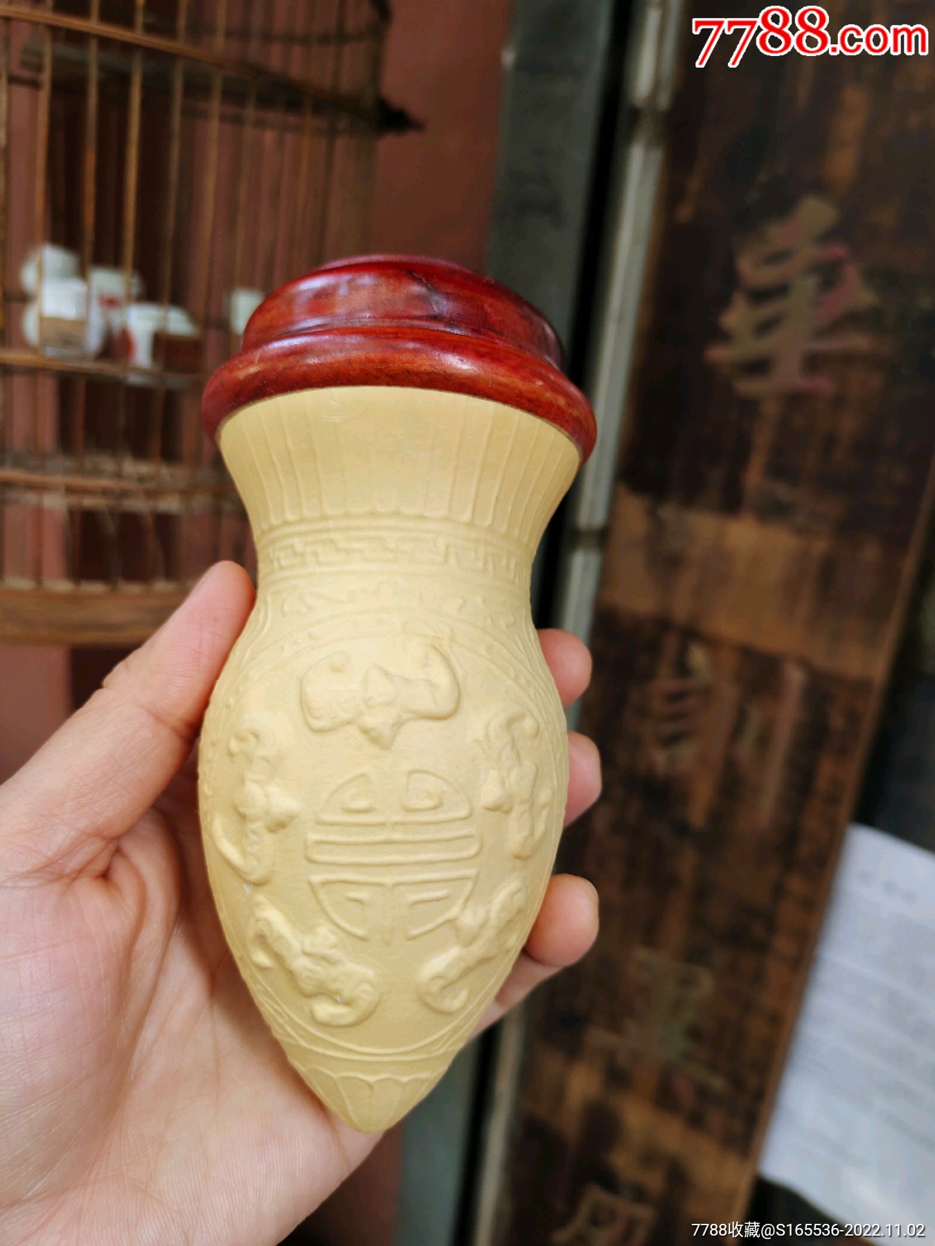 葫芦虫具虫罐,如图展示蝈蝈罐,13/19厘米之间随机发,每款物有所值