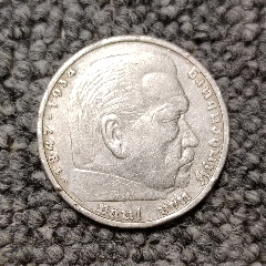 1936年德国兴登堡5马克银币