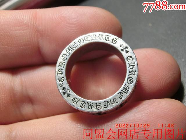 正品！美国：克罗心ChromeHearts（2003)银戒！11.1克-价格:330元-se90346510-银戒指-零售-7788收藏__收藏热线