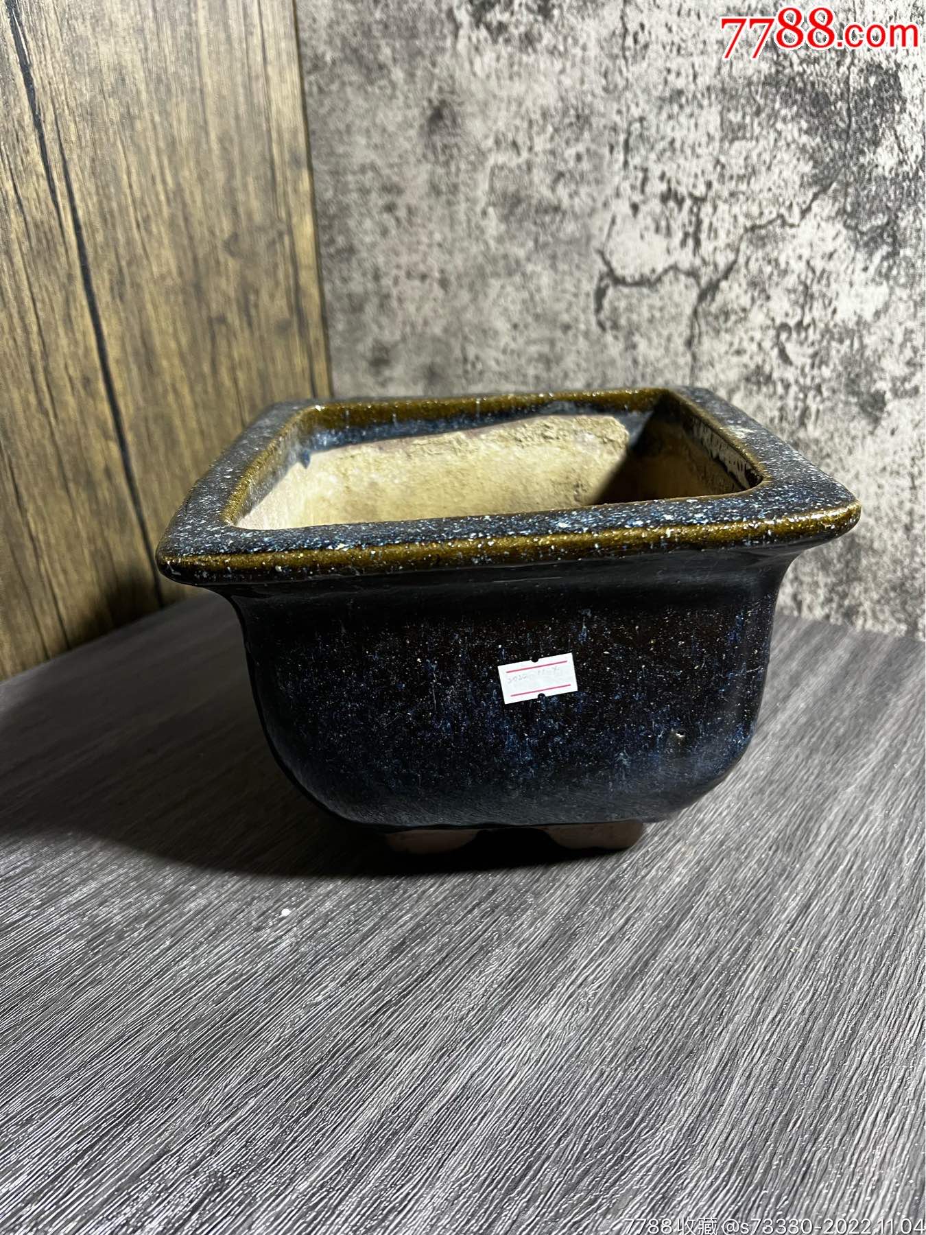 建国初,宜钧釉花盆一只y-其他紫砂-7788唱机