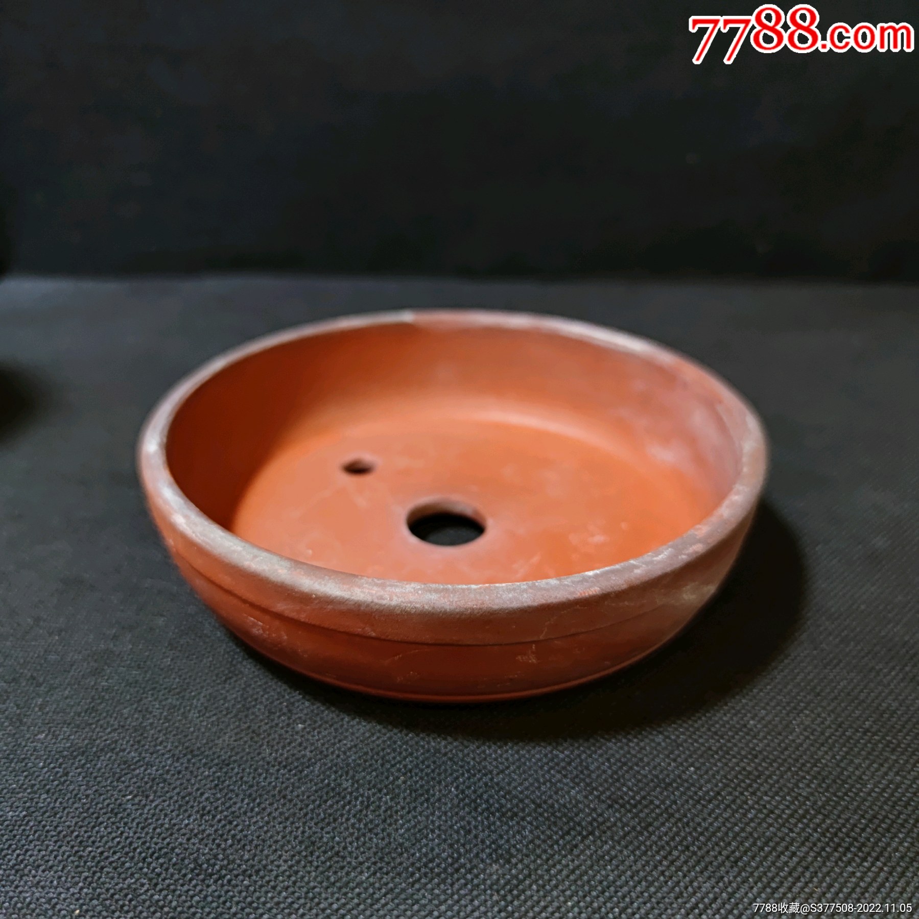 日本常滑烧朱泥花盆