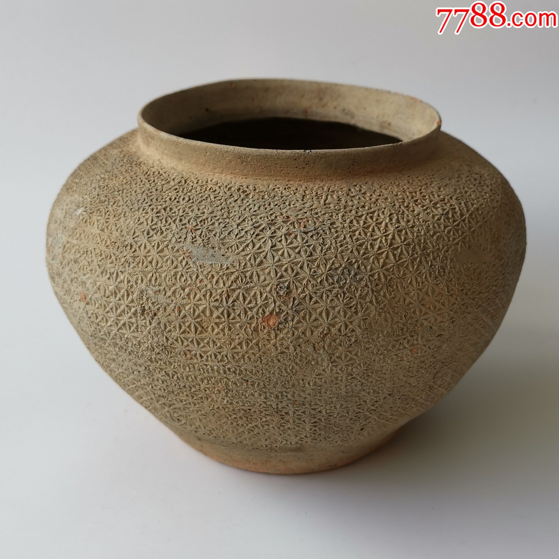 战国米字纹印纹硬陶罐-价格:3000元-se90422163-其他陶器-零售-7788收藏__收藏热线