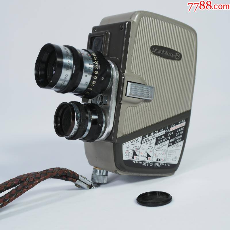 怀旧古董相机雅西卡Yashica发条上弦机械摄影机8mm毫米胶片摄像机_摄像机/摄影机_古董影像器材收藏【7788收藏__收藏热线】