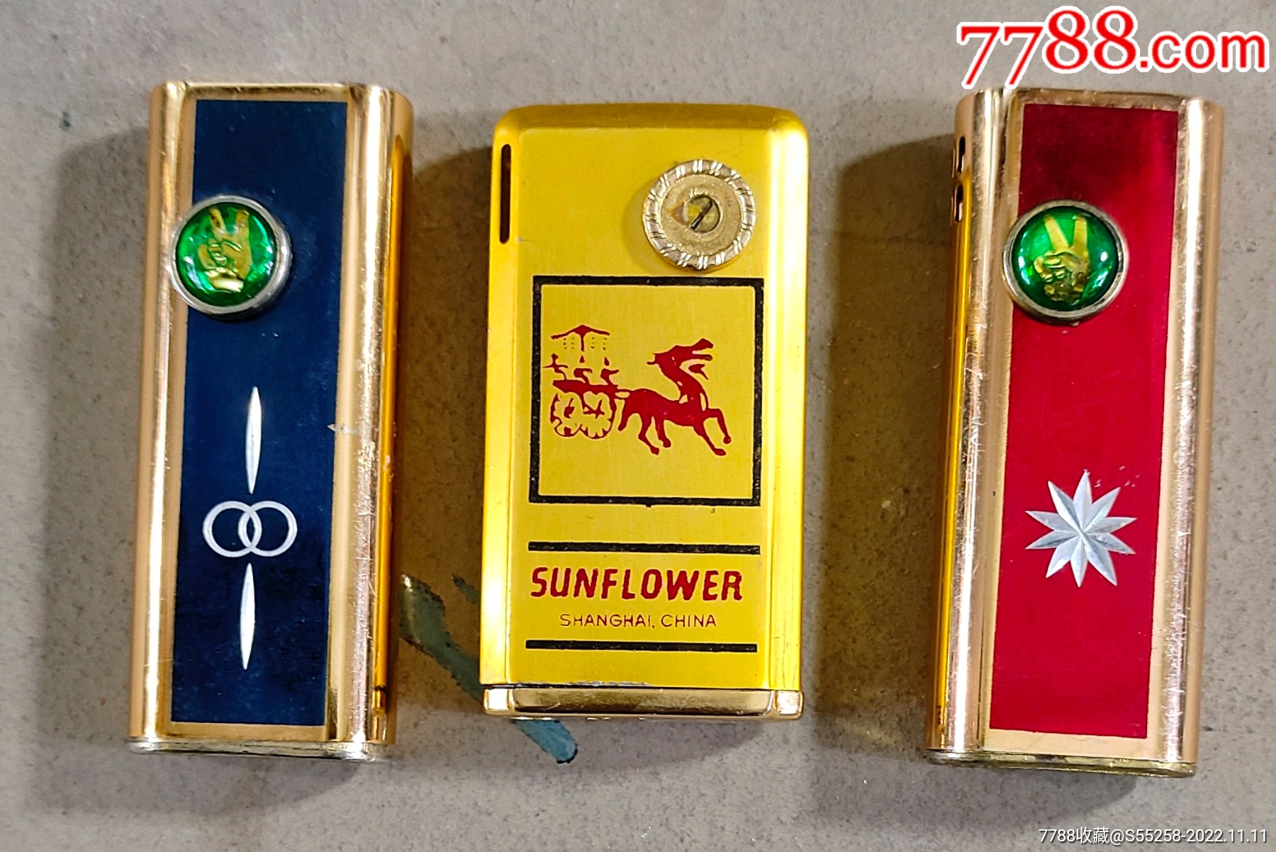 80年代流行的猫眼燃气打火机3件-价格:90元-se90485447-打火机/点火器